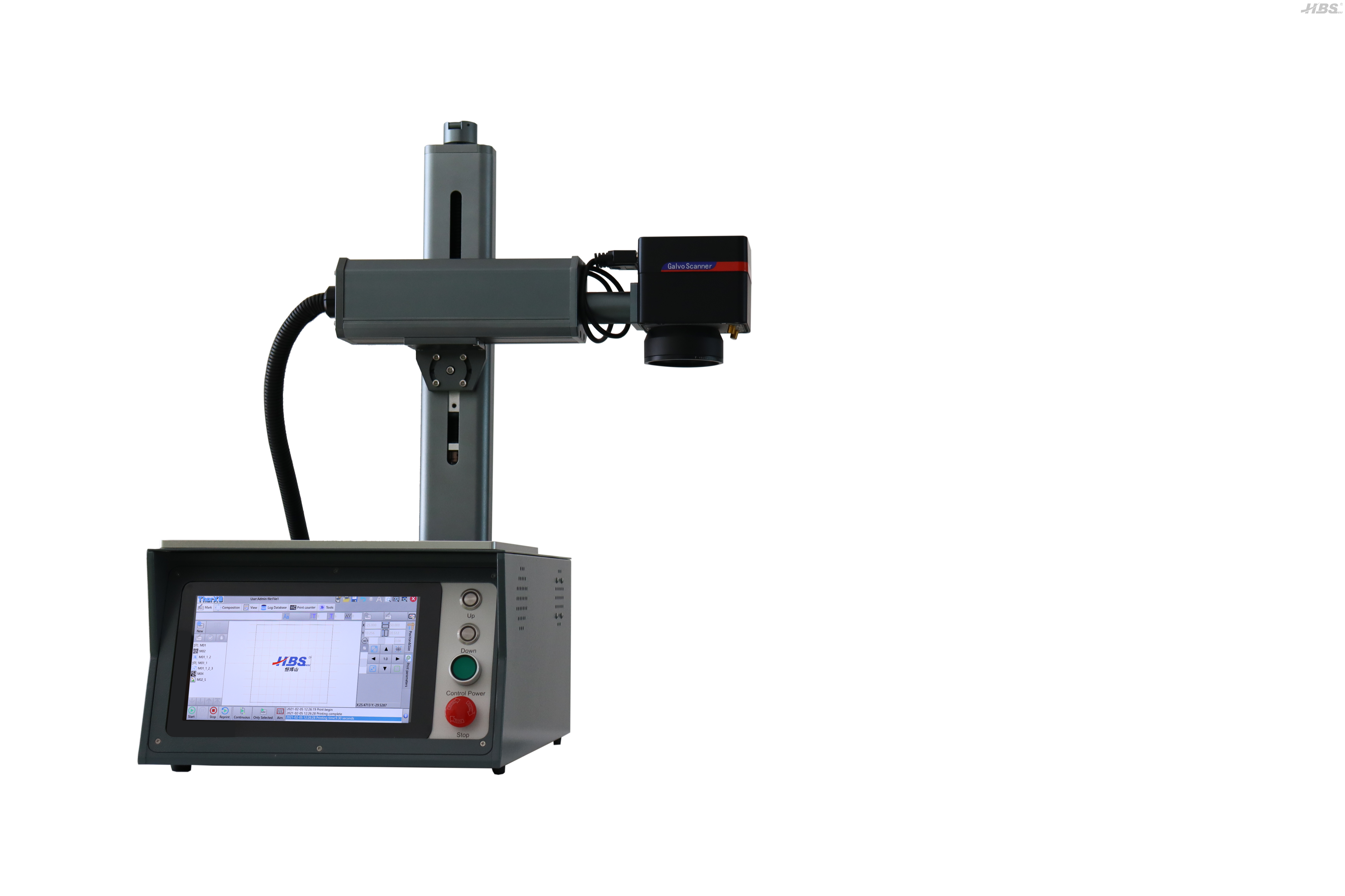 Новая презентационная скамья Top Compact Economic Laser Marking Machine HBS-GQ-20 NEW